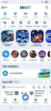1xBet app screenshot 6
